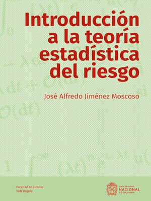 cover image of Introducción a la teoría estadística del riesgo